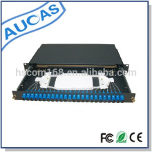 Ensemble de support à fibres optiques Aucas 24 ports 1U rack mount